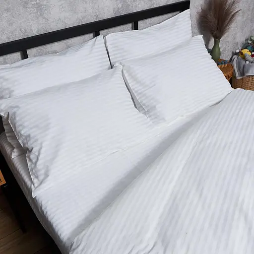 Комплект постельного белья Moon&Star Бязь Gold Люкс White Harmony King Size 220x240 наволочки 2х50х70 - фото 6