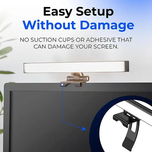 Освещение для видеоконференций HumanCentric: свет для веб-камеры для передачи, светодиодный монитор и свет для ноутбука - фото 2