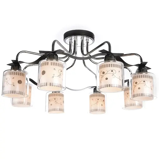 Люстра стельова Brille E14 40W CH (LK-283C/8)