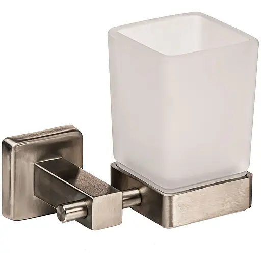 Склянка одинарна Globus Lux SQ 9409 хром матовий - фото 1