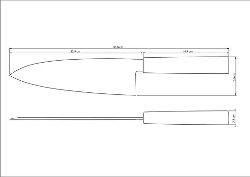 Ніж для суші Tramontina Sushi 203 мм (6408243) - фото 5
