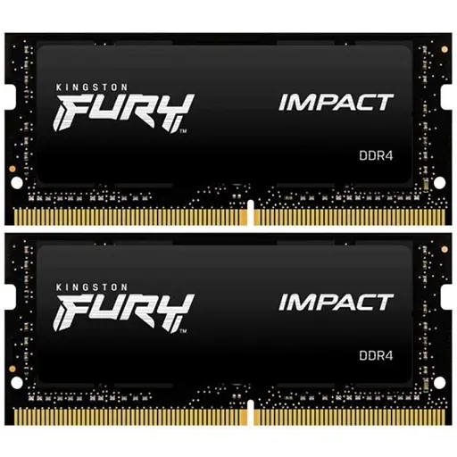 Модуль памяти SO-DIMM 2x32 ГБ/3200 DDR4 Kingston Fury Impact (KF432S20IBK2/64) - фото 1