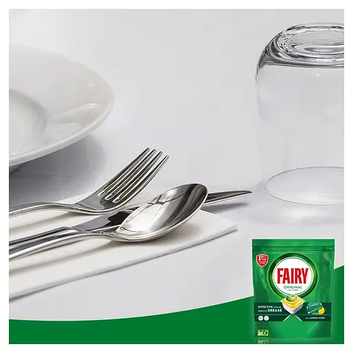 Уценка. Капсулы для посудомоечных машин Fairy Original Все-в-1 Лимон 100 шт. - фото 3