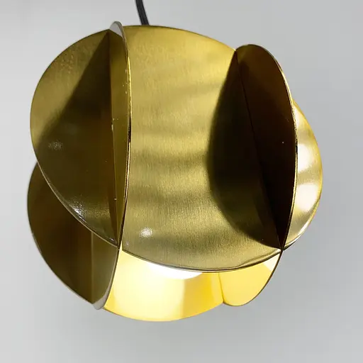 Необычный геометрический латунный светильник 15х15 см | Line F | Арт. MJ15-150*150 - фото 8