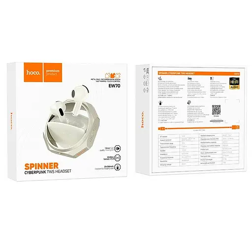 Навушники Hoco Glory true wireless BT headset EW70 BT5.5 35/300mAh 6h - фото 3