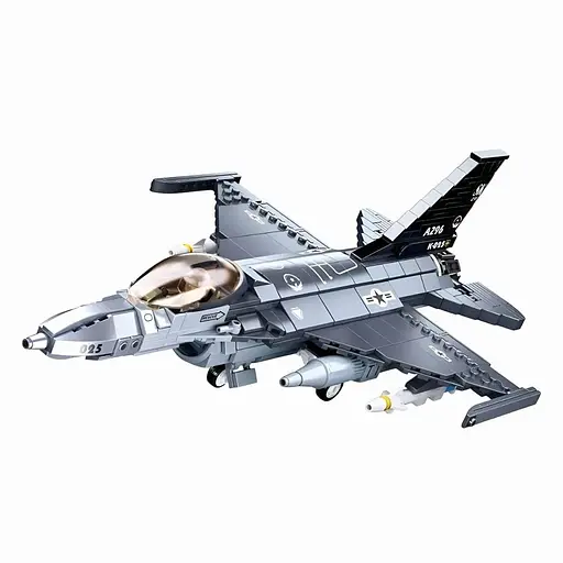 Конструктор Sluban M38-B0891 Военный самолет, 521 деталь, с фигурками, для детей от 6 лет