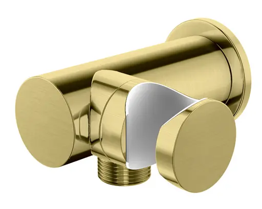 Душова система прихованного монтажу Kohlman Experience Brushed Gold + Box прихованого монтажу QW210EGDBR30, Золотий - фото 7