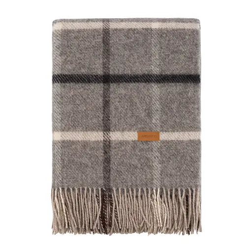 Плед Ardesto Leonardo Alpina 140x200 см 100% серая шерсть (ART0703LM) - фото 4