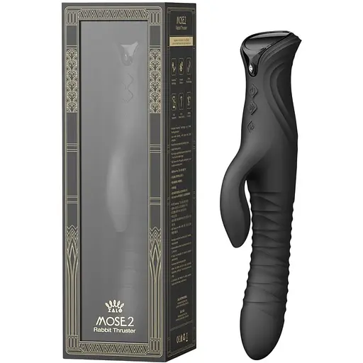 Вібратор-кролик Zalo Mose 2 25.7 см чорний