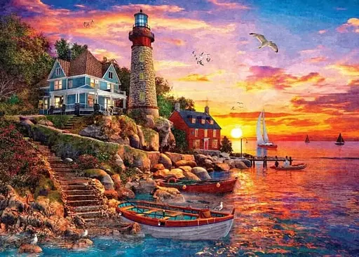 Пазл Art Puzzle Чудовий захід сонця 2000 ел. (5486) - фото 2