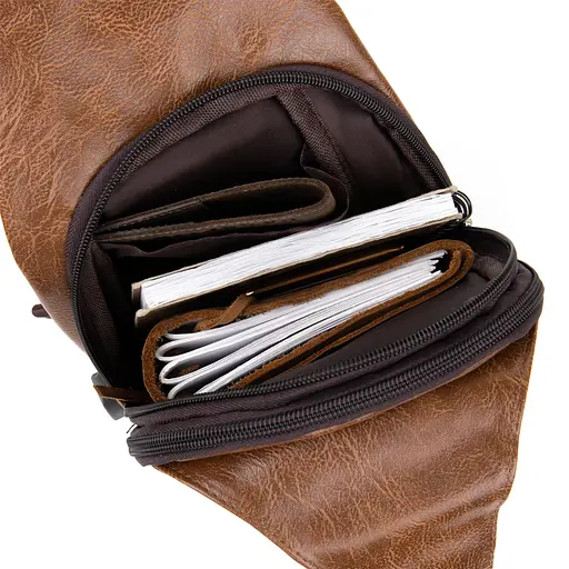 Чоловіча сумка на плече Vintage 18х33х8 см sum0014910 - фото 4