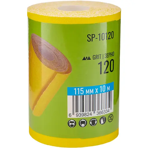 Наждачний папір Alloid Building Tools на паперовій основі 115мм х 10м зерно 120 (SP-10120) - фото 4
