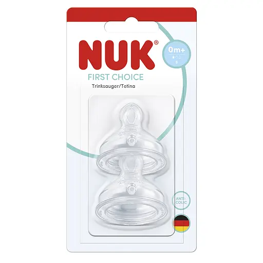 Соска Nuk First Choice силикон S от рождения 2 шт. (3954275) - фото 3
