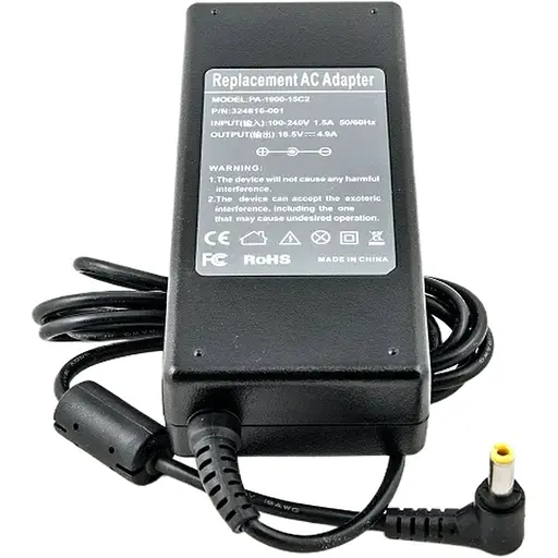 Блок живлення PowerPlant для ноутбука HP 220V, 18.5V 90W 4.9A, 5.5х2.5мм (HP90E5525)