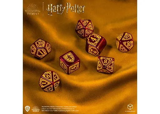 Набір кубиків Harry Potter. Gryffindor Modern Dice Set - Red , 7 шт. (190142/2023/1/A) - фото 3