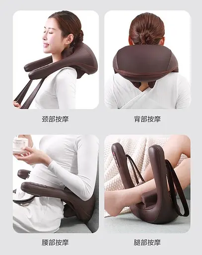 Роликовый массажер JinKaiRui SL-595 для массажа шеи, спины и плечевого отдела - фото 8