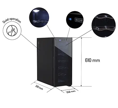 Винна шафа Adler AD 8083 для напоїв/вин - фото 4