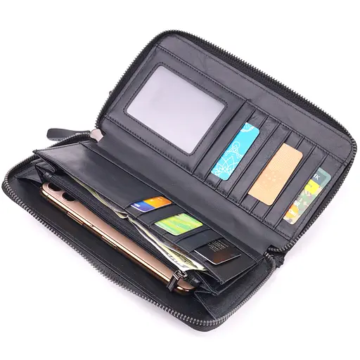 Кожаный клатч мужской Vintage 20х11,5х2 см acs0024559 - фото 5