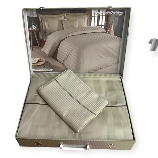 Постільна білизна Elegance Beige Сатин Преміум Maison D'or pbe0051926 - фото 3