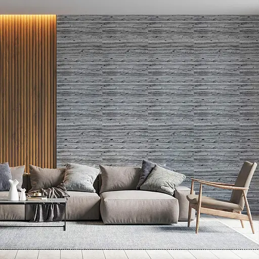 Самоклеящаяся 3D панель под дерево цвета зебры 2800x700x3мм SW-00001769 - фото 6