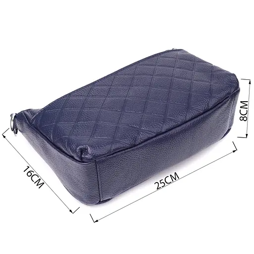 Женская сумка Vintage из натуральной кожи с двумя ремешками 25х16х8 см sum0027590 - фото 3