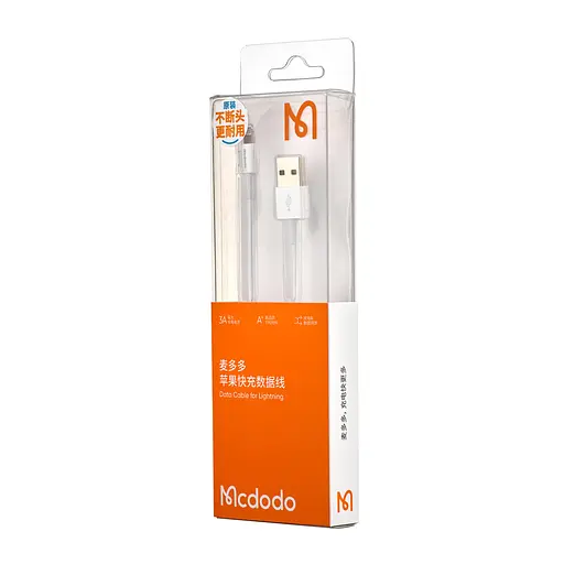 Кабель Mcdodo Element Series Lightning Cable 1 м CA-6020 Белый - фото 2