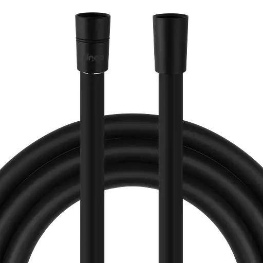 Шланг для душа 175 см Drop SH-H175-BP силиконовый - Двойной Анти-Твист, черный матовый
