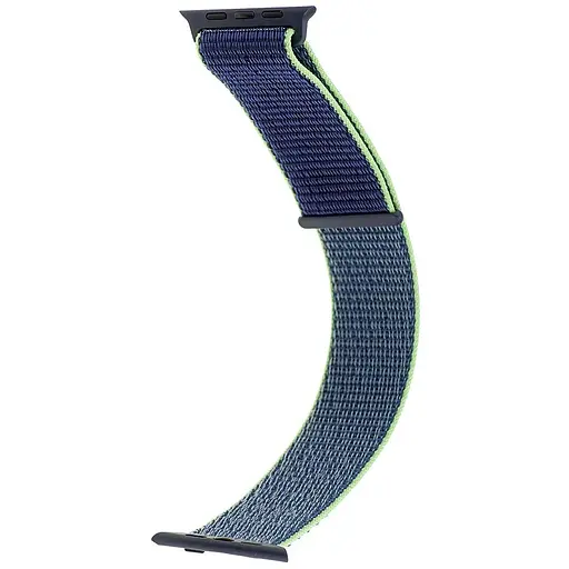 Ремінець Apple Watch Nylon 42/44/45/46/49 mm Lime Синій - фото 1