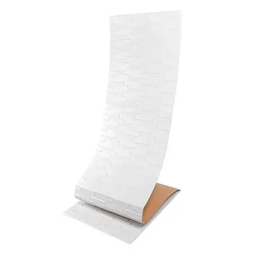 Самоклеющаяся 3D панель 19600x700x5мм Белая Кладка SW-00001335 - фото 1