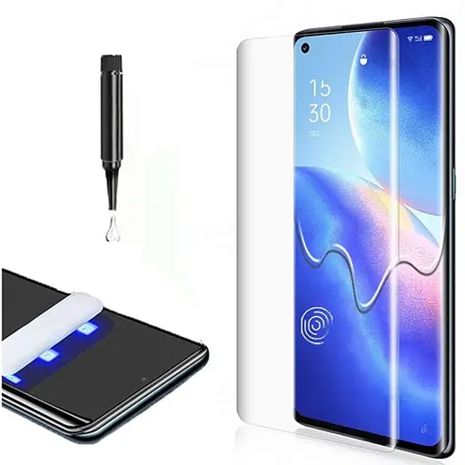 Захисне скло DK UV Curved для Oppo Reno5 Pro+ 5G 010276 clear - фото 2