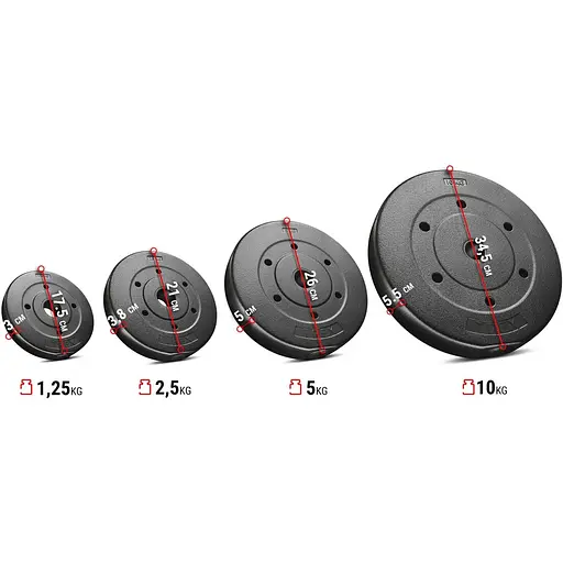 Гантели Trex Sport Trex 2х20кг - фото 8