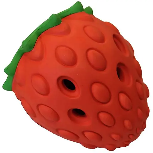 Іграшка для собак Croci Panton Полуничка з натурального каучуку 8х8х10 см в асортименті