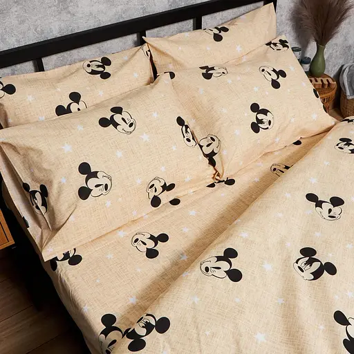 Комплект постільної білизни Moon&Star Бязь Gold Люкс Mickey Mouse Сімейний 143х210х2 наволочки 2х40х60 - фото 6