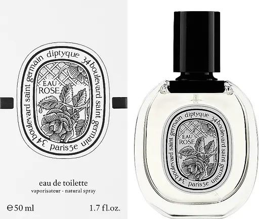 Оригінал Diptyque Eau Rose 50 мл туалетна вода - фото 1