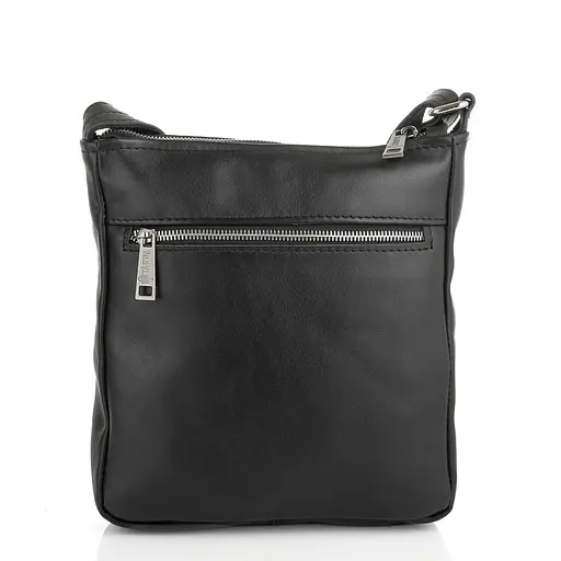 Кожаная мужская сумка через плечо TARWA 22х25.5х3.5 см sum0025804 - фото 3