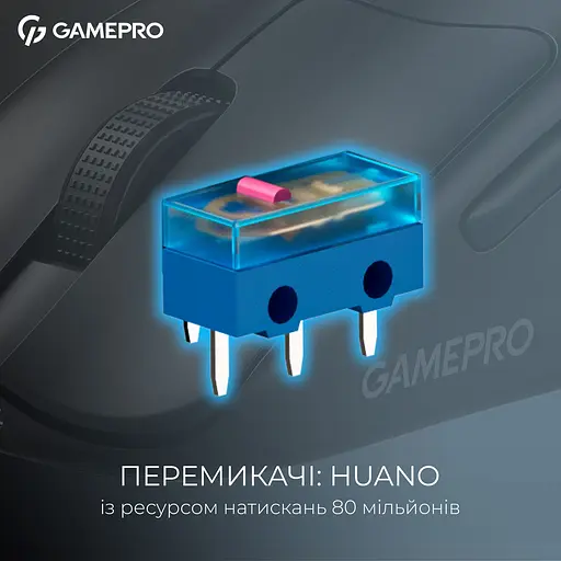 Миша GamePro Asgard Surt Wireless Black (GM017B) [140400] - фото 10