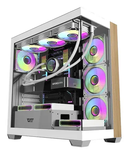 Корпус Darkflash DS900W без БЖ White (DS900W WHITE) - фото 1