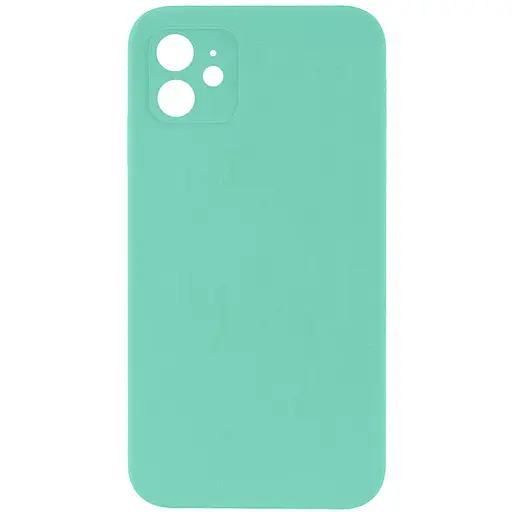 Чехол Epik Silicone Case Square Full Camera Protective AA NOLOGO для Apple iPhone 11, 6.1 Бирюзовый/Turquoise