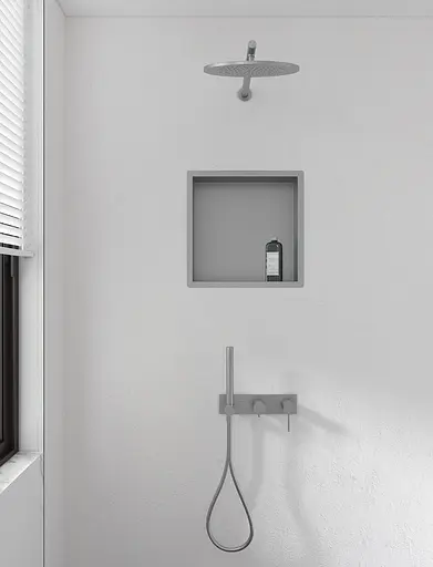 Полка в ванную Mixxus Premium Niche-0101 MI6677, Нержавеющая сталь - фото 5