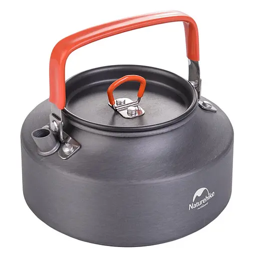 Туристичний чайник Naturehike NH17C020-H із алюмінію 1.45л (Сірий)
