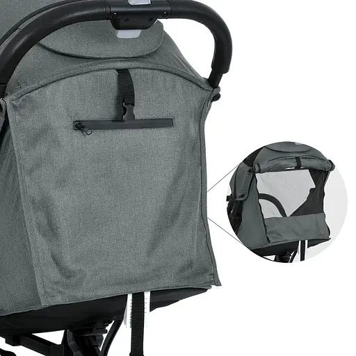 Детская прогулочная коляска-книга Bambi M 5727-1 Flash Stone Gray - фото 3