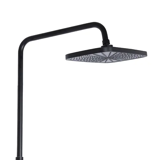 Душова система універсальна Qtap Gemini на три споживача (з виливом) QTGEM111BLM45686 Black matt, Чорний матовий - фото 5