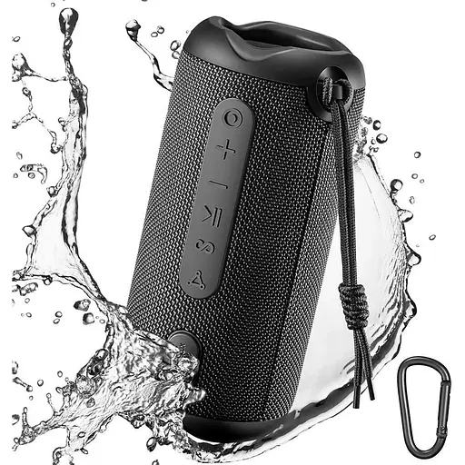 Портативний Bluetooth-динамік Linkyou - Удосконалені бездротові стереозвукові динаміки з 24-годинним часом відтворення, IPX7