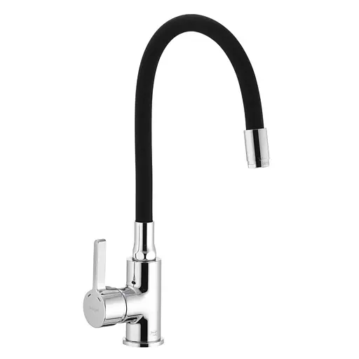 Змішувач для кухні з силіконовим виливом Ibergrif M22112-2 IB0068, Хром - фото 1