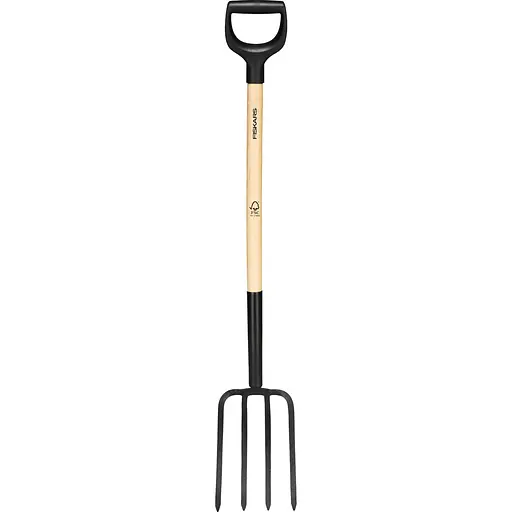 Вила садові з дерев'яною ручкою Fiskars Solid 113 см (1070676) - фото 1