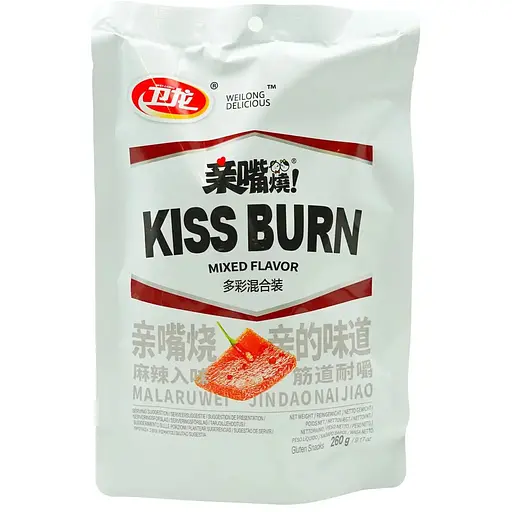 Снек латяо Weilong Latiao Kiss Burn Mixed 260 г