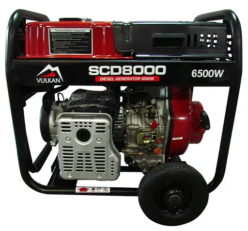 Генератор дизельний Vulkan 6.5 кВт SCD8000 - фото 4