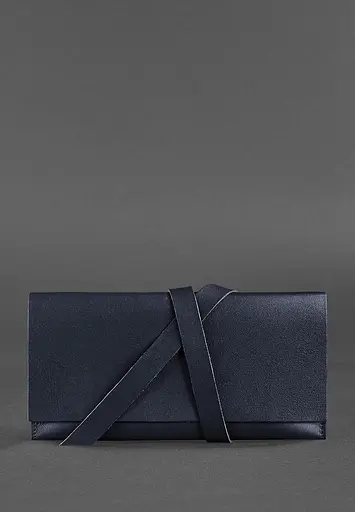 Кожаный тревел-кейс Voyager 1.0 темно-синий - фото 2