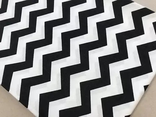 Хлопковая пеленка Moontime 100х80см "Зигзаг черный" - фото 2