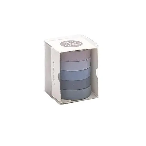 Набор декоративный скотч №78-4 в наборе 5 шт 1 см х 2 м